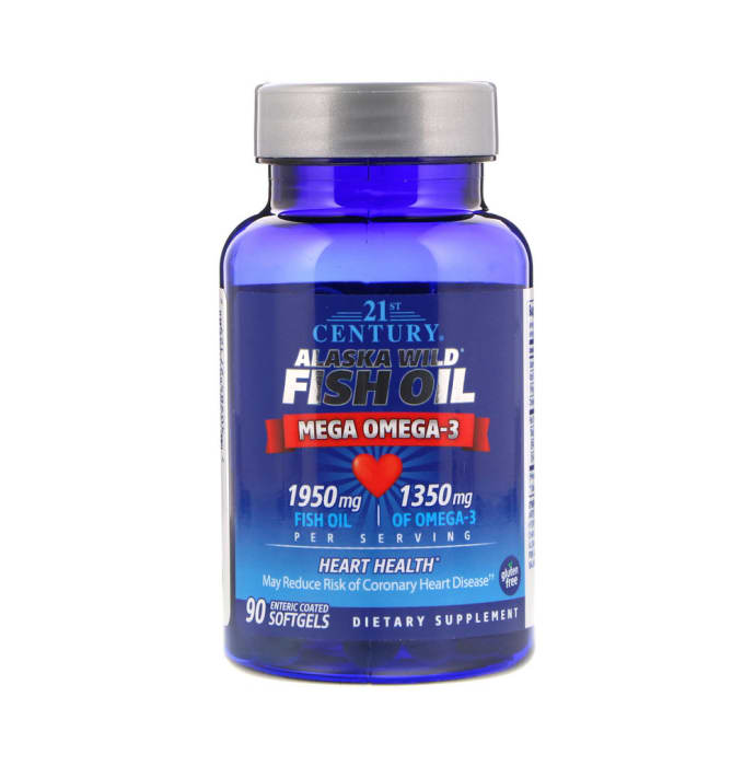 21st Century Alaska Wild Fish Oil Enteric Coated Softgels (90'S)