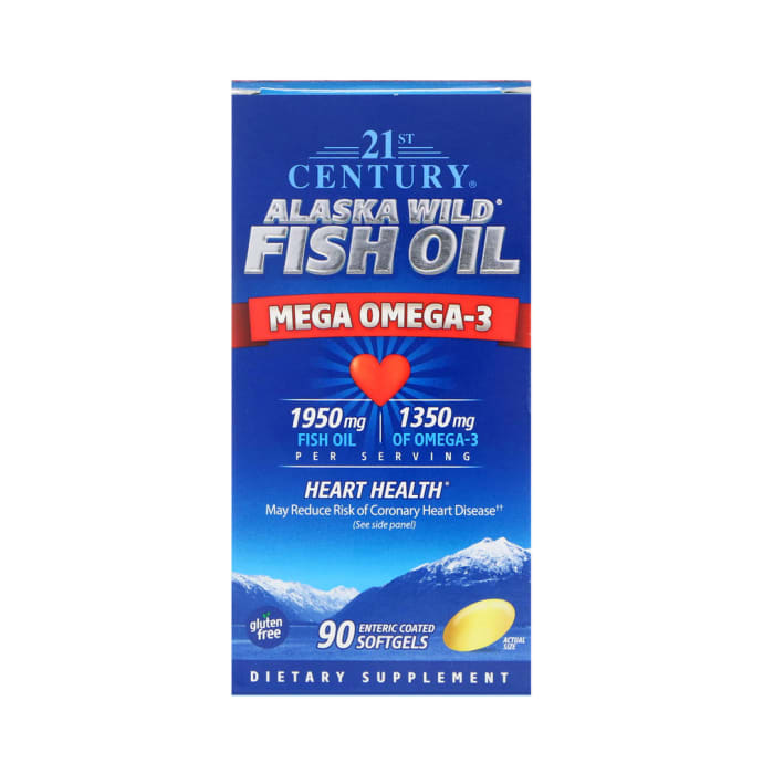 21st Century Alaska Wild Fish Oil Enteric Coated Softgels (90'S)