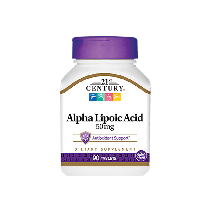 21st Century Alpha Lipoic Acid 50mg Tablet (90'S)