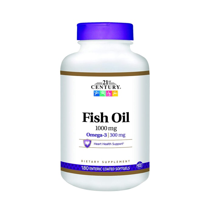 21st Century Fish Oil 1000mg Enteric Coated Softgels (180'S)