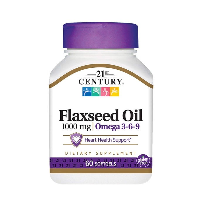 21st Century Flaxseed Oil 1000mg Softgels (120'S)