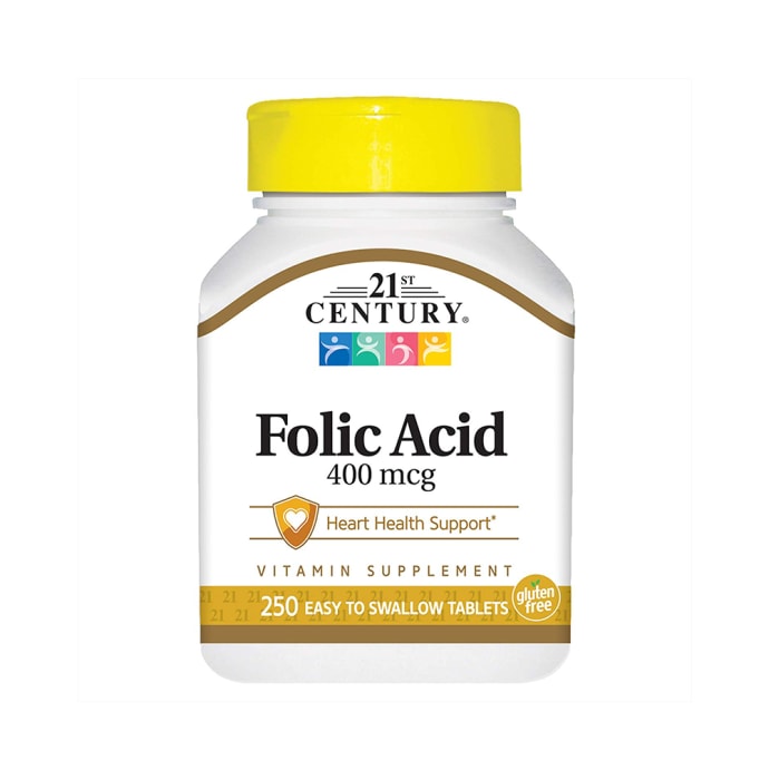 21st Century Folic Acid 400mcg Tablet (250'S)