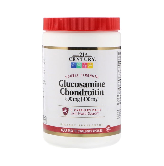 21st Century Glucosamine 500mg Chondroitin 400mg Double Strength Capsule (400'S)