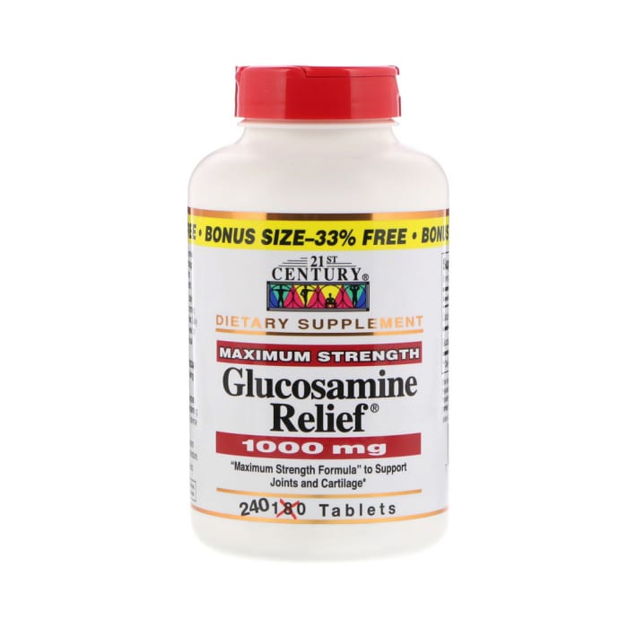 21st Century Glucosamine Relief 1000mg Maximum Strength Tablet (240'S)