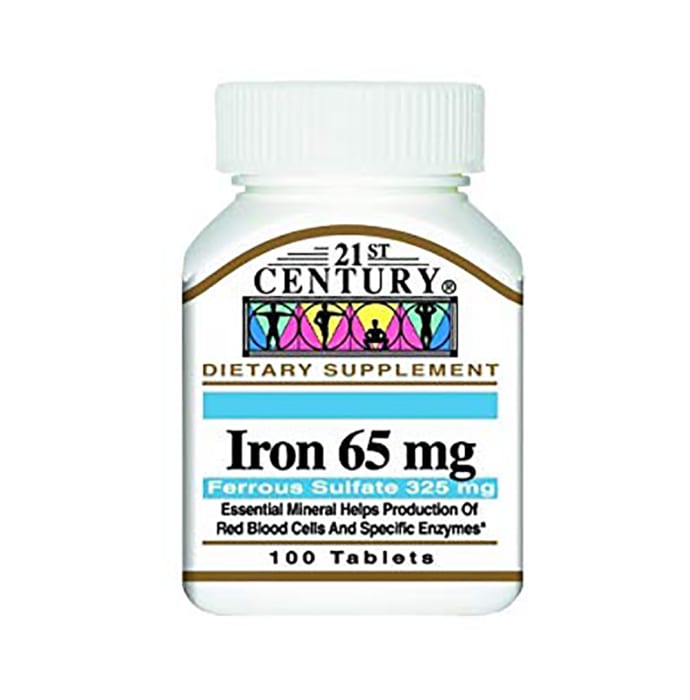 21st Century Iron 65mg Tablet (100'S)