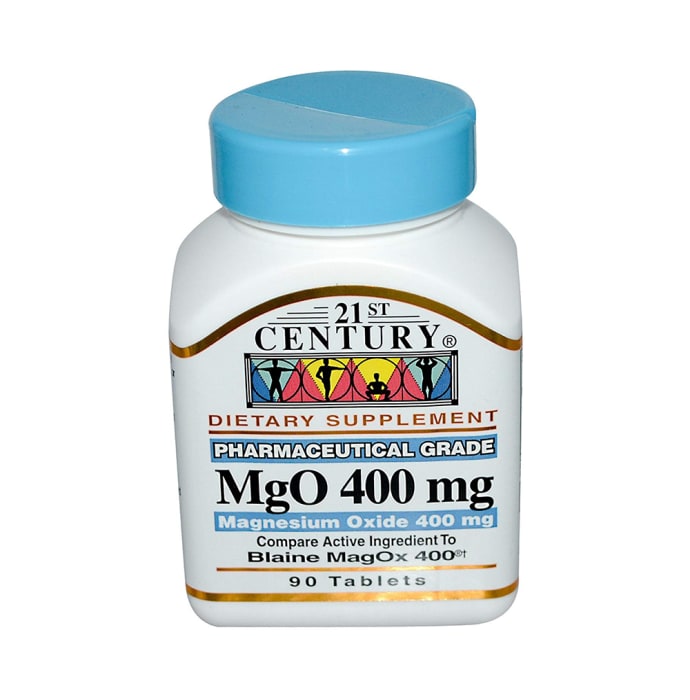 21st Century MgO, Magnesium Oxide 400mg Tablet 