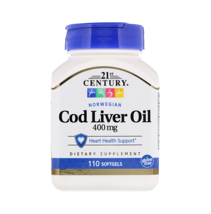 21st Century Norwegian Cod Liver Oil Softgels 