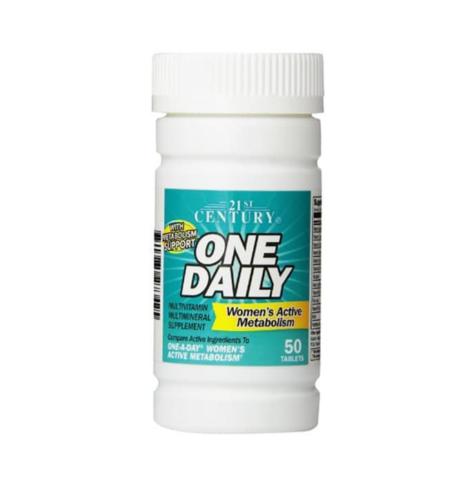 21st Century One Daily, Women's Active Metabolism, Multivitamin Multimineral Tablet 