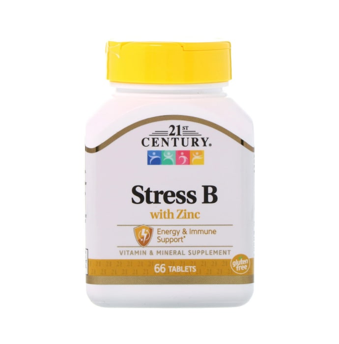 21st Century Stress B with Zinc Tablet 