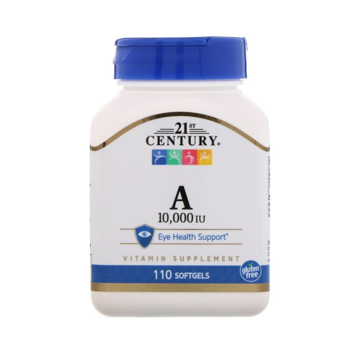 21st Century Vitamin A 10000IU Softgels 