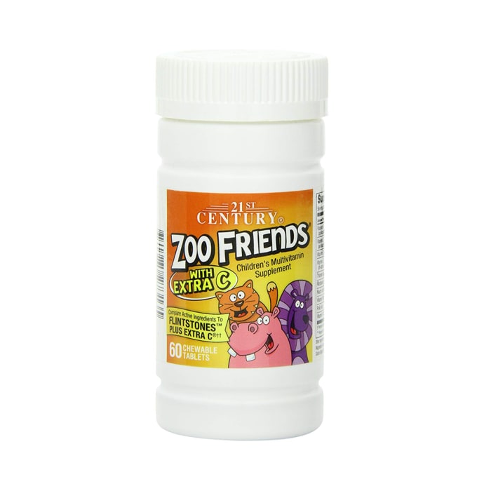 21st Century Zoo Friends with Extra C Children's Multivitamin Chewable TableT