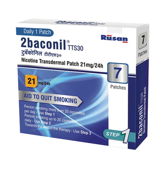 2baconil 21mg nicotine patch