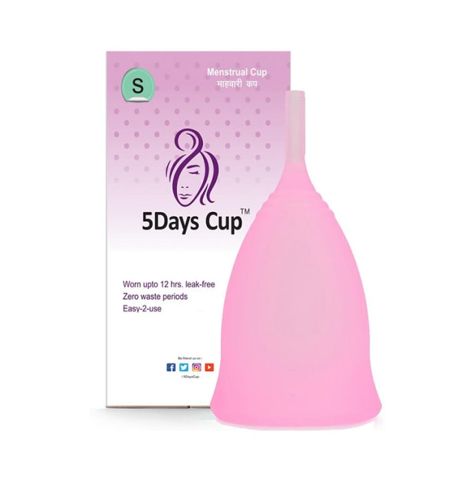 5DaysCup Reusable Menstrual Cup Small Pink