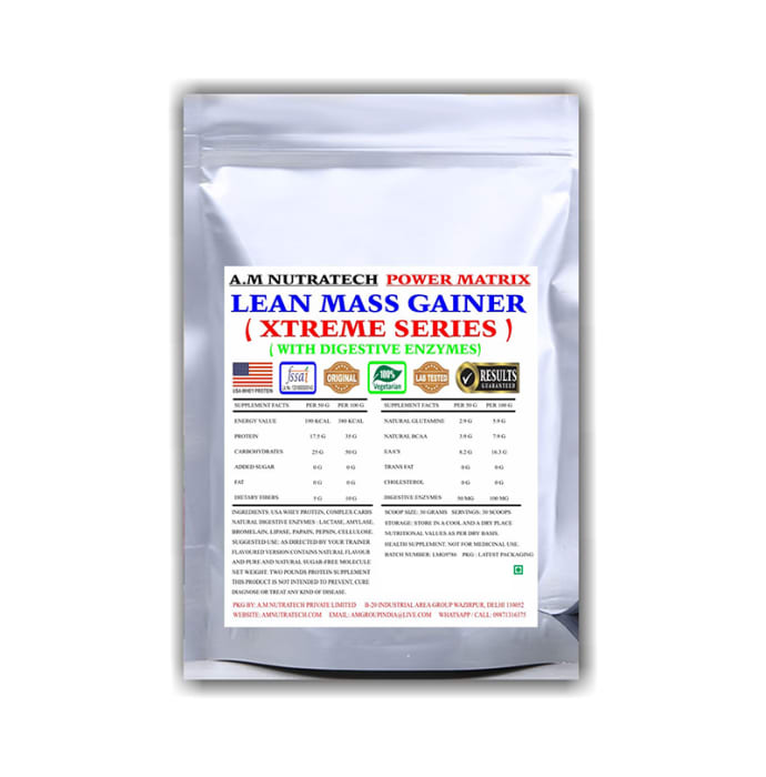 A.M Nutratech Power Matrix Lean Mass Gainer Xtreme Series (2lb)