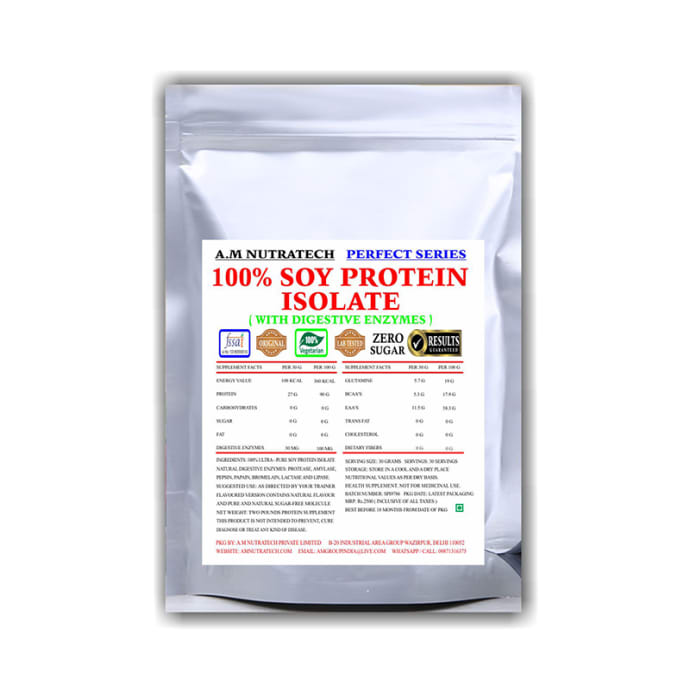 A.M Nutratech Power Series 100% Soy Protein Isolate (2lb)