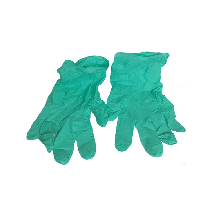 Aarna Safe Latex Medical Examination Glove Medium Blue