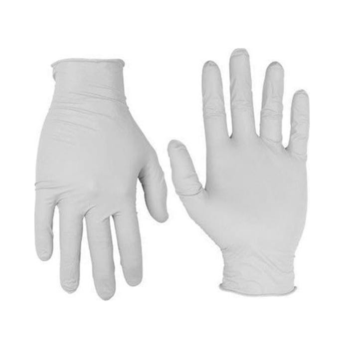 Aarna Safe Latex Medical Examination Glove Medium White