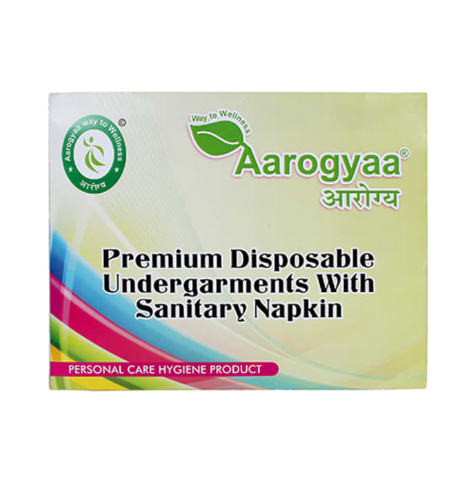 Aarogyaa Premium Disposable Undergarments with Sanitary Napkin