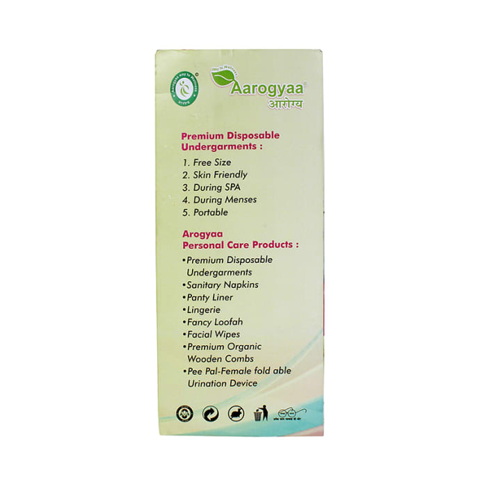 Aarogyaa Premium Disposable Undergarments with Sanitary Napkin