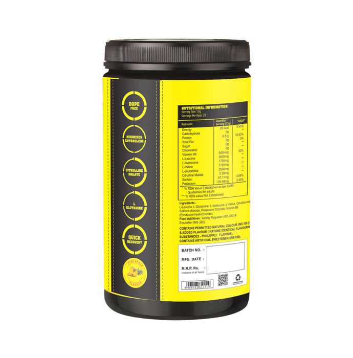 Absolute Nutrition BCAA Powder Pineapple (300gm)