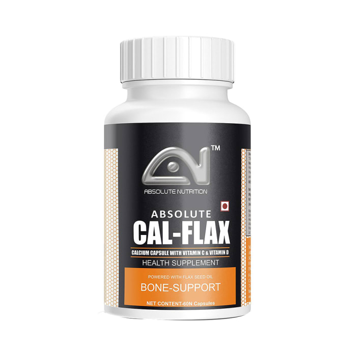 Absolute Nutrition Cal-Flax Capsule (60'S)