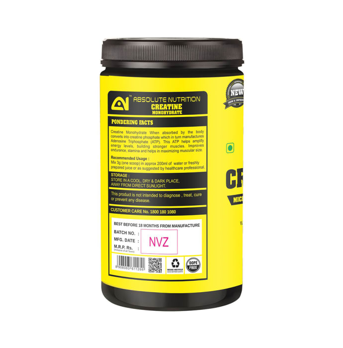 Absolute Nutrition Creatine Powder (300gm)