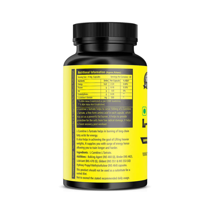 Absolute Nutrition L-Carnitine L-Tartrate Capsule (120'S)