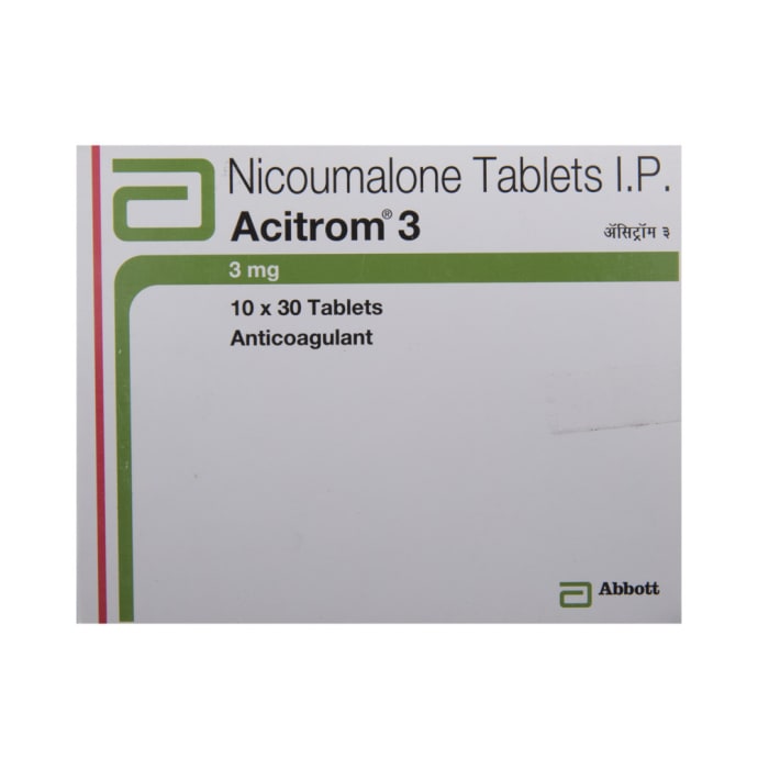 Acitrom 3mg Tablet (30'S)