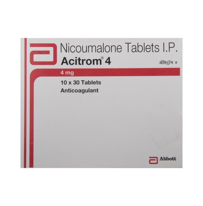 Acitrom 4mg Tablet (30'S)