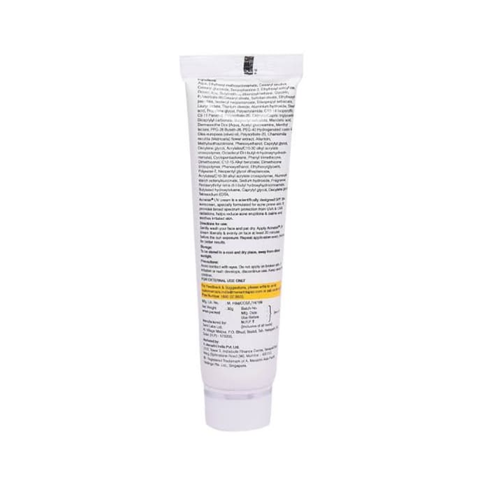 Acnelak uv cream (30gm)