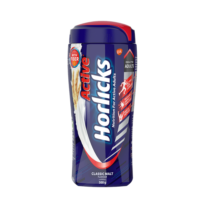 Active Horlicks Health and Nutrition Drink Classic Malt (500gm)