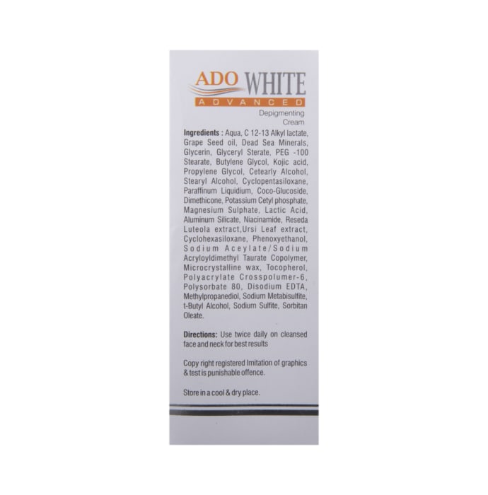 Ado White Advanced Depigmenting Cream (50gm)