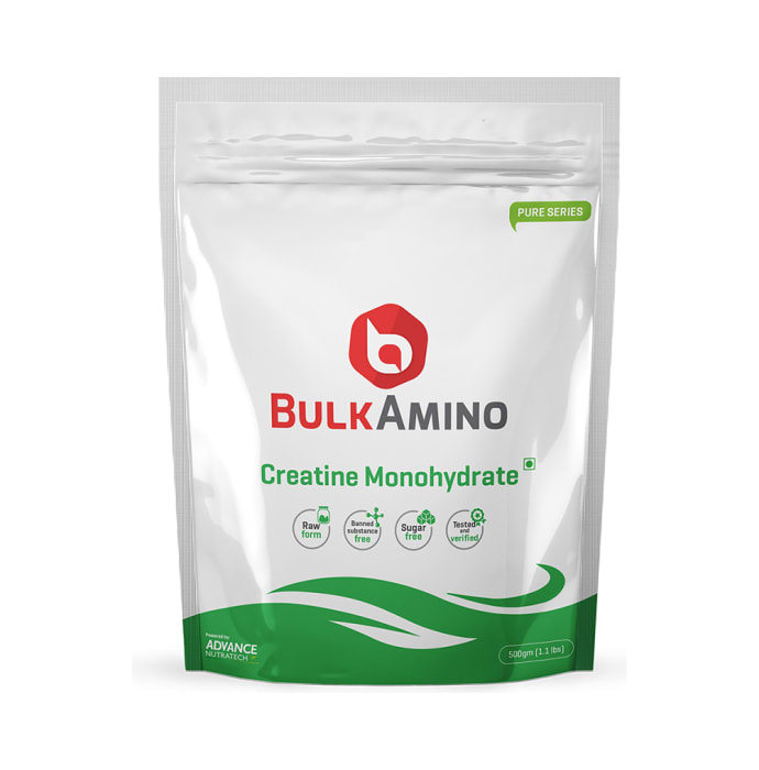 Advance nutratech bulkamino creatine monohydrate powder unflavoured (500gm)