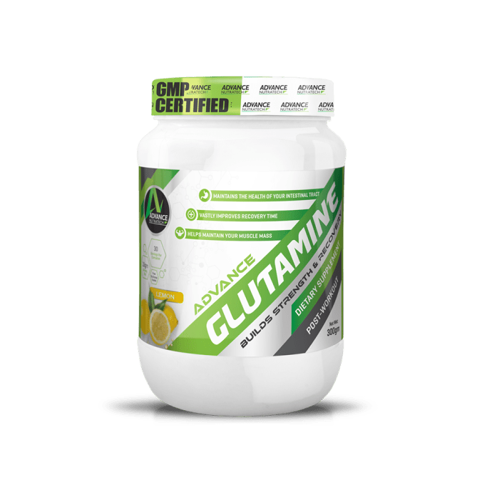 Advance Nutratech Glutamine Supplement Powder Lemon (300gm)