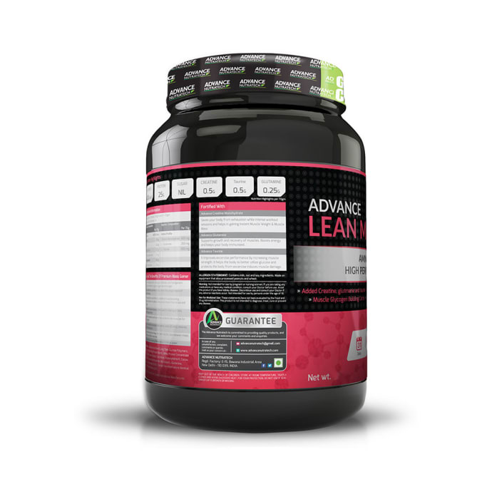 Advance nutratech lean mass gainer powder banana (1kg)