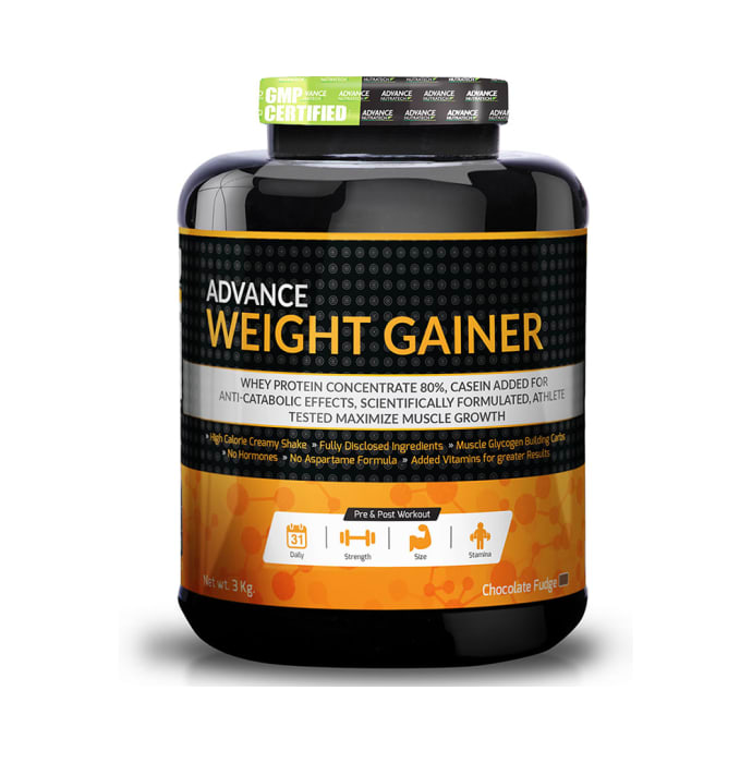 Advance nutratech weight gainer powder chocolate fudge (2.2lb)