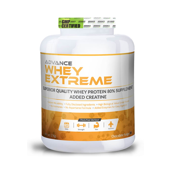 Advance nutratech whey extreme protein powder chocolate fudge (2.2lb)