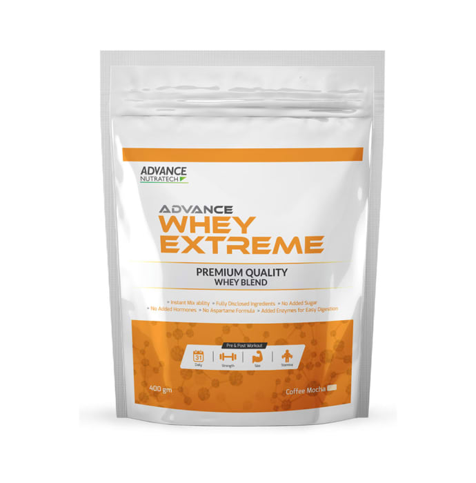 Advance Nutratech Whey Extreme Protein Powder Coffee Mocha (1kg)