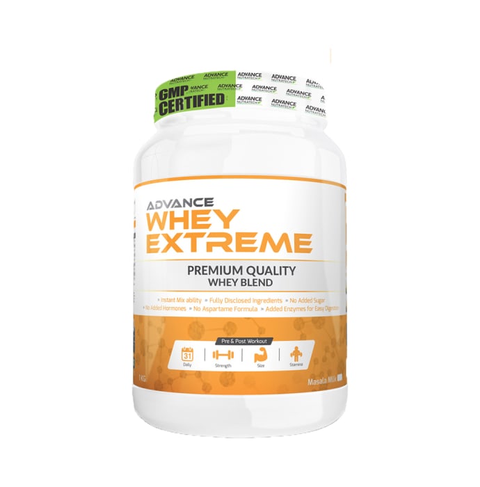 Advance Nutratech Whey Extreme Protein Powder Masala Milk (1kg)