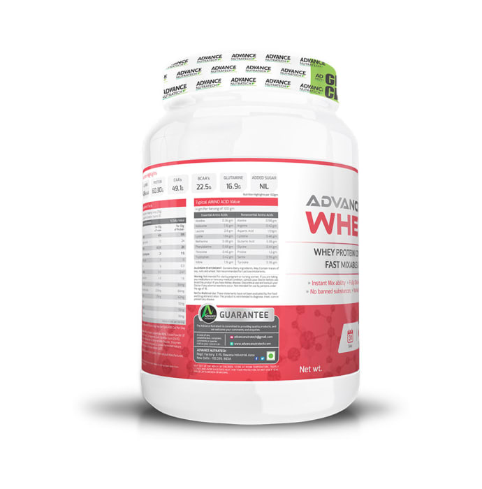 Advance nutratech whey pro protein powder vanilla (1kg)