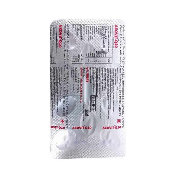 Aeovit-Q10 Softgel Capsule (10'S)