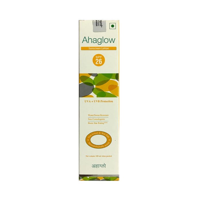 Ahaglow SPF 26 Sunscreen Lotion (100ml)