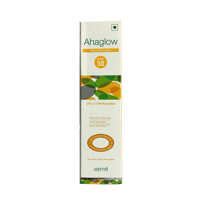 Ahaglow SPF 50 Sunscreen Lotion (100ml)