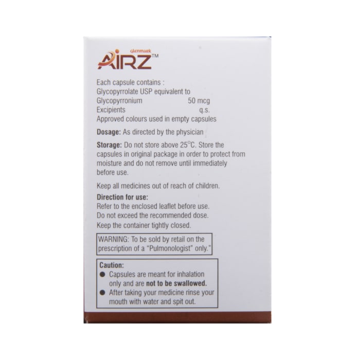 Airz 50mcg Capsule (30'S)