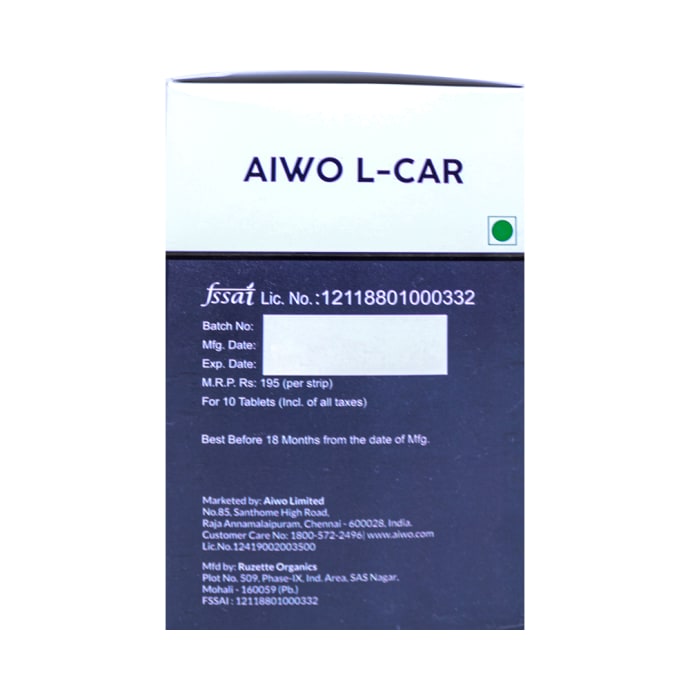 AIWO L-Car Tablet (100'S)