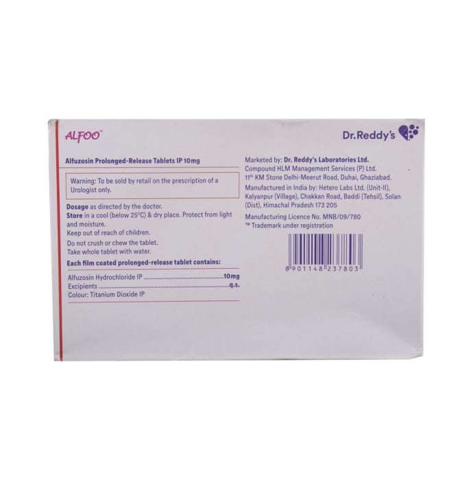 Alfoo 10mg Tablet PR (30'S)