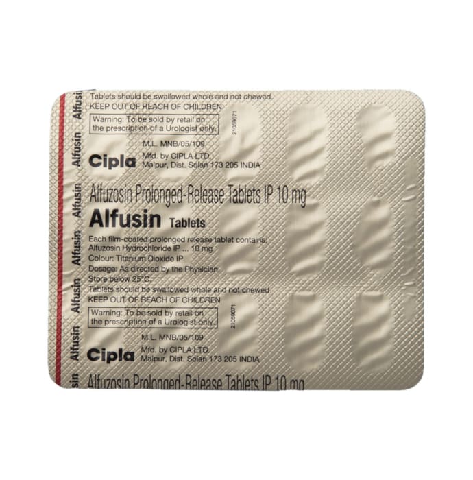 Alfusin 10mg Tablet PR (15'S)