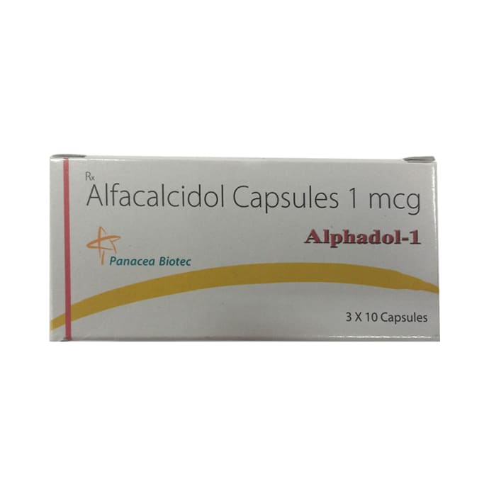 Alphadol 1mcg Soft Gelatin Capsule (10'S)