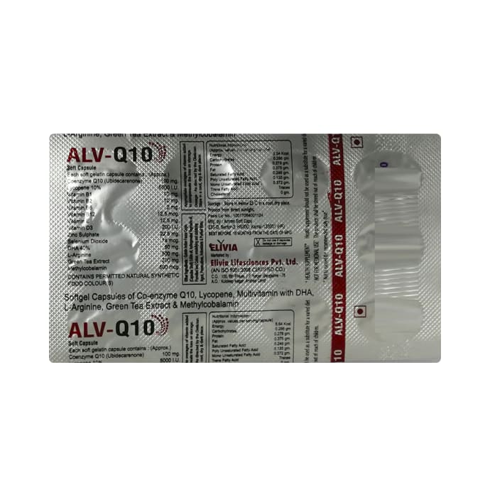 ALV-Q10 Soft Gelatin Capsule (10'S)