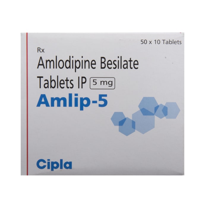 Amlip 5mg Tablet (10'S)